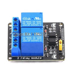 1pcs 5V 12V 24V 2 Channel Relay Module High and low Level Trigger Dual Optocoupler Isolation Relay Module