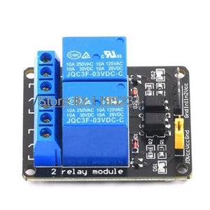 1pcs 5V 12V 24V 2 Channel Relay Module High and low Level Trigger Dual Optocoupler Isolation Relay Module