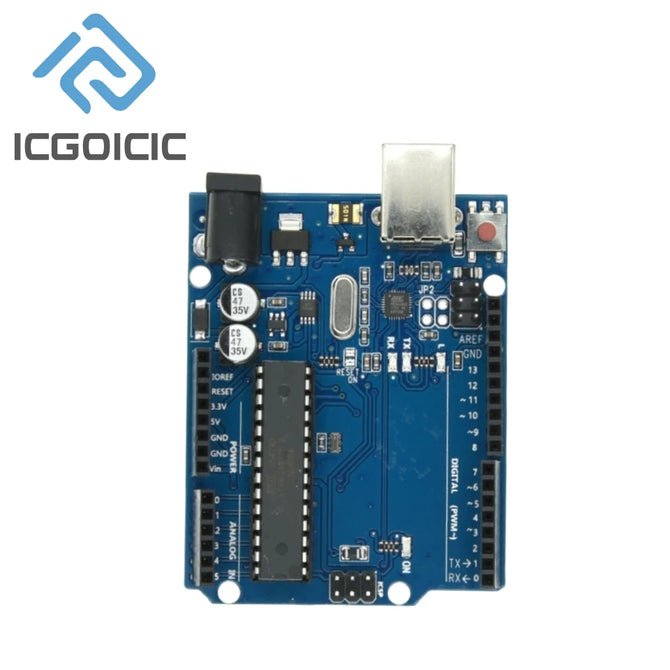 UNO R3 Official Version ATMEGA16U2+MEGA328P Chip For Arduino UNO R3 Development Board + USB CABLE