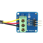 Waterproof DS18B20 Temperature Sensor (100cm) + DS18B20 Adapter Module Compatible for Arduino