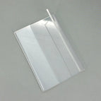T1.2mm Acrylic Plastic Price Label Card Holders L Shaped Display Stand Sign Paper Promotion on Table