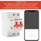 1P 2P 3P 4P TUYA  APP WIFI Circuit Breaker Timer Voice Remote Control Smart Life Automatic Intelligent Interruptor WIFI Switch