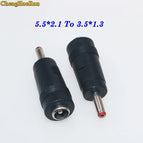 ChengHaoRan DC Power 5.5*2.1 female to 3.0*1.1 4.0*1.7 5.5*2.1 5.0*3.0 5.5*2.5 male plug Converter Laptop Adapter connector