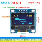 0.96 inch OLED 4PIN 7PIN  IIC Serial White Display Module 128X64 I2C SSD1306 12864 LCD Screen Board  for Arduino