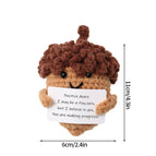 Crochet Positive Potato Desk Accessories Crochet Dolls Funny Gifts Office Interior Home Decor Christmas New Year Gifts