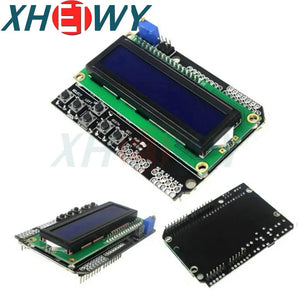 LCD Keypad Shield LCD 1602 Character LCD input and output expansion board for arduino raspberry pi uno mega 2560