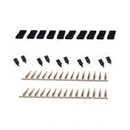 5/10 Pairs Jr Futaba Servo Receiver Connector Plug with Lock and Male Female Gold Plated Terminals Crimp Pin Kit for RC Battery