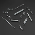 210PCS Metal Tension and Compression Springs Kit with Assorted Sizes in Storage Box for Various Equipment Maintenance Tasks
