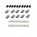 5/10 Pairs Jr Futaba Servo Receiver Connector Plug with Lock and Male Female Gold Plated Terminals Crimp Pin Kit for RC Battery