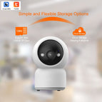 2MP 1080P Tuya APP Full Color Wireless PTZ IP Dome AI Humanoid Detection Home Security Intercom CCTV Baby Monitor