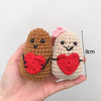 Positive Crochet Ornament Crochet Vegetable Fruit Pickle Miniature Decor Room Decor Office Desk Accessorie Office Accessorie