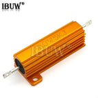 50W Aluminum Power Metal Shell Case Wirewound Resistor 0.01 ~ 100K 0.1 0.5 1 1.5 2 6 8 10 20 100 150 200 300 1K 10K ohm