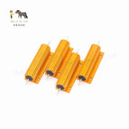 100W RX24 Aluminum Power Metal Shell Case Wirewound Resistor 0.01~100K 1R 2R 3R 4R 5R 6R 7R 8R 9R 10R 20R 100R 200R 1KR 10KR ohm