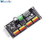 16 Channel 12-bit PWM Servo Motor Driver DC 5-10V LU9685 Driver Board I2C Interface Serial Shield Board Module for Arduino
