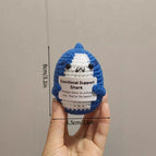 Crochet Ornament Office Desk Accessorie Crochet Figurine Decoration Handmade Woven Animals Kindergarten Decor Birthday Gifts