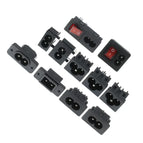 Pure copper power socket with switch 2-hole welding socket DB-01/02/01-03 DB-02/03/04/05/06/07 AC-03D power socket