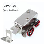 54mm Small Electric Lock DC 12V24V Electronic Lock Mini Electric Bolt Lock Electronic Door Lock Access Control Lock Drawer Lock