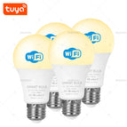 Smart Life Tuya WiFi E27 Bulb  LED Lights App Dimmable Voice Control Works With Alexa Google Assistant 220V 2700-6500K