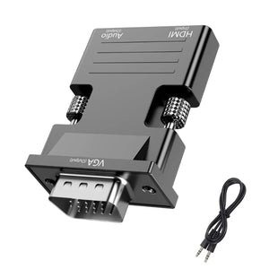 VGA To HDMI-compatible Adapter Converter 1080P HDMI-compatible Female To VGA Adapter For PC Laptop HDTV Movie Projector