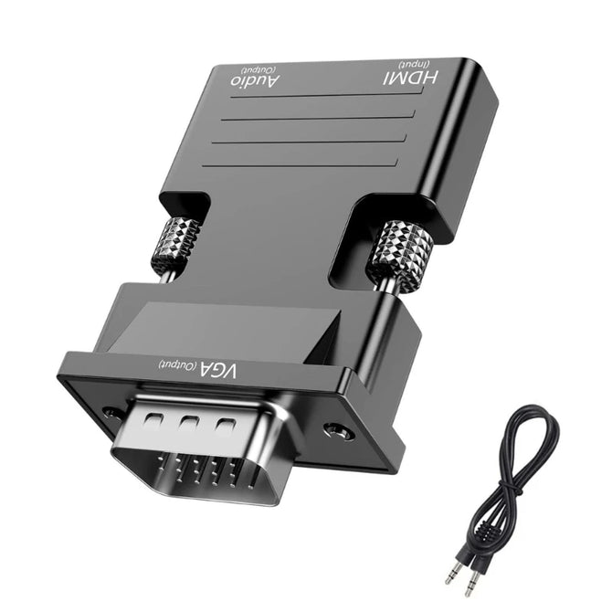 VGA To HDMI-compatible Adapter Converter 1080P HDMI-compatible Female To VGA Adapter For PC Laptop HDTV Movie Projector