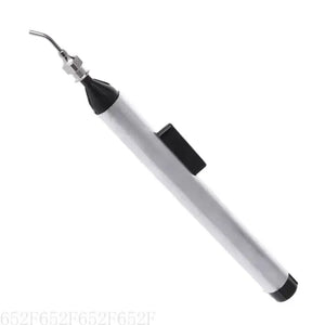 652F Metal Vacuum Sucking Pen IC Sucker Pick Up Hand & 3 Suction Headers Tool Used for Component Placement