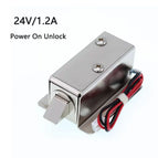 54mm Small Electric Lock DC 12V24V Electronic Lock Mini Electric Bolt Lock Electronic Door Lock Access Control Lock Drawer Lock