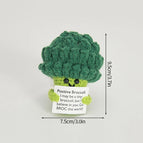 Positive Potato Ornament Desk Accessories Offices Accessories Desktop Decoration Crochet Fruits Vegetables Christmas Gift