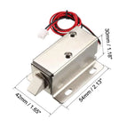 54mm Small Electric Lock DC 12V24V Electronic Lock Mini Electric Bolt Lock Electronic Door Lock Access Control Lock Drawer Lock