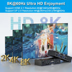 Taohome 4K 240Hz 2x2 HDMI DP KVM Switch Dual Monitor Extended Display USB KVM Switcher 2 in 2 out for 2 Computers 2 Monitors