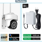 6MP TUYA IP Camera Auto Tracking 5G/2.4G WiFi Video Surveillance Camera Outdoor Indoor IP66 Security Protection Smart Life APP