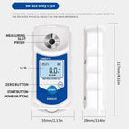SWEVY Digital Alcohol Refractometer, 0-80%vol Home Brewing Concentration Tester, Baijiu Concentration Meter