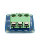 Waterproof DS18B20 Temperature Sensor (100cm) + DS18B20 Adapter Module Compatible for Arduino