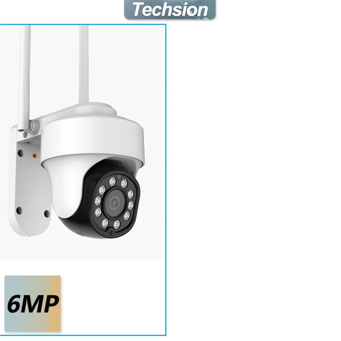 6MP TUYA IP Camera Auto Tracking 5G/2.4G WiFi Video Surveillance Camera Outdoor Indoor IP66 Security Protection Smart Life APP