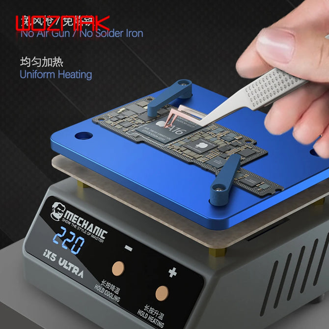 Mechanical Universal Preheating Platform IX5 Ultra Mobile Phone Motherboard Planting Tin Delamination Laminating Degumming