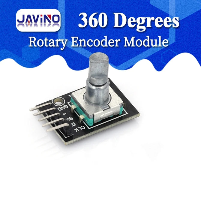 360 Degrees EC11 Rotary Encoder Module For Arduino Brick Sensor Switch Development Board KY-040 With Pins Liludin