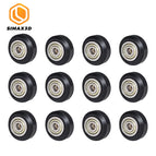 SIMAX3D CNC POM Pulley Wheel 3d printer parts 12/24 pcs Plastic with Bearing Idler Pulley Gear Perlin Wheel ender 3 Printer kits