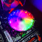 SNOWMAN PWM 4 Pin 120mm Computer Case Fan Silent 12CM Fan CPU Cooling RGB Quiet PC Cooler Fan Case Fans 12V DC Adjust Fan Speed
