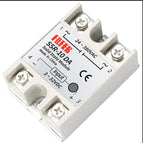 SSR-10DA 25DA 40DA 50DA 60DA SSR-10AA 25AA 40AA 60AA 100AA  DC/AC Control AC SSR White Shell Single Phase Solid State Relay