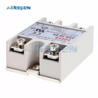 SSR-10DA 25DA 40DA 50DA 60DA SSR-10AA 25AA 40AA 60AA 100AA  DC/AC Control AC SSR White Shell Single Phase Solid State Relay