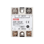 SSR-10DA 25DA 40DA 50DA 60DA SSR-10AA 25AA 40AA 60AA 100AA  DC/AC Control AC SSR White Shell Single Phase Solid State Relay