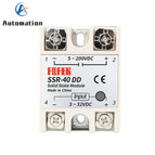 SSR -10DD/25DD/ 40DD DC control DC SSR white shell Single phase Solid state relay without plastic cover