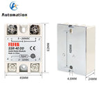 SSR -10DD/25DD/ 40DD DC control DC SSR white shell Single phase Solid state relay without plastic cover