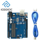 UNO R3 Official Version ATMEGA16U2+MEGA328P Chip For Arduino UNO R3 Development Board + USB CABLE