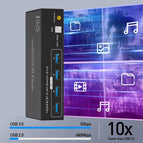 Taohome 2x2 HDMI DP KVM switch 4K 120Hz Dual Monitor Extended Display 8K USB KVM Switcher 2 in 2 out for 2 Computers 2 Monitors