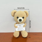 Crochet Ornament Office Desk Accessorie Crochet Figurine Decoration Handmade Woven Animals Kindergarten Decor Birthday Gifts