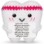 Positive Energy Potato Pocket Hug Handmade AnimalCrochet Mini Doll Funny Wool Gift for Friends or Lover Emotional Support Plant