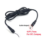 DC Power Cable Cord Connector DC Jack Charger Adapter Plug Power Supply Cable For Samsung HP Dell Sony Toshiba Asus Acer Lenovo