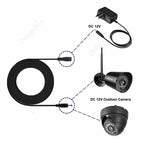 DC Power Cable Extension Cable 12V 24V 5.5 2.1mm Male Female Power Cord For LED Strip Lights Signage CCTV Camera Router