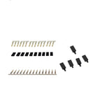 5/10 Pairs Jr Futaba Servo Receiver Connector Plug with Lock and Male Female Gold Plated Terminals Crimp Pin Kit for RC Battery