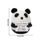 Crochet Positive Potato Desk Accessories Crochet Dolls Funny Gifts Office Interior Home Decor Christmas New Year Gifts